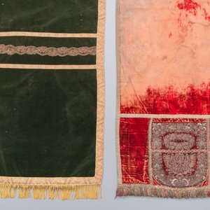 A collection of partly gold- and silver-thread embroidered textiles, Western Europe, 17th C. and later — 照片 14