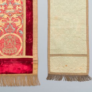 A collection of partly gold- and silver-thread embroidered textiles, Western Europe, 17th C. and later — 照片 22
