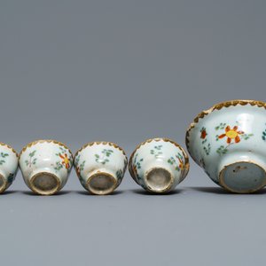 A collection of polychrome Dutch Delft miniature tea wares, 18th C. — 照片 6