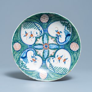 A collection of polychrome Dutch Delft wares with 'four-hearts design', 1st half 18th C. — photo 4