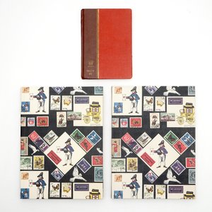 A collection of postcards in six albums and three albums of stamps, 19/20th C. — photo 6