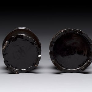 A collection of seven Chinese Fuzhou or Foochow lacquer vases, 19/20th C. — 照片 15
