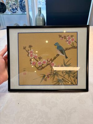 A collection of seven Chinese school paintings: 'Birds, butterflies and flowers', ink and colour on silk, various signatures, 20th C. — foto 24