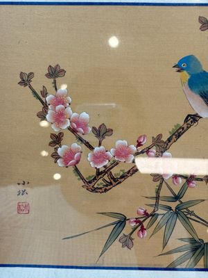 A collection of seven Chinese school paintings: 'Birds, butterflies and flowers', ink and colour on silk, various signatures, 20th C. — foto 26