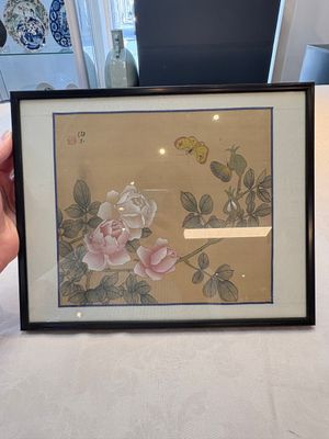 A collection of seven Chinese school paintings: 'Birds, butterflies and flowers', ink and colour on silk, various signatures, 20th C. — foto 4