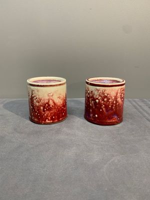 A collection of six Chinese copper-red-glazed and flambé-glazed wares, 19/20th C. — photo 3