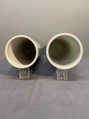 A collection of six Chinese famille rose hat stands, 19/20th C. — photo 17