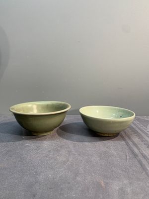 A collection of six Chinese Longquan celadon wares, Yuan/Ming — photo 15