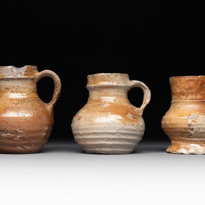 A collection of six German stoneware mugs, 16/17th C. — photo 8