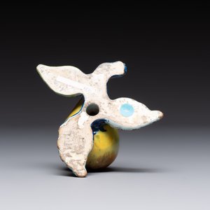 A collection of six polychrome Dutch Delft hanging fruits, 18th C. — photo 12
