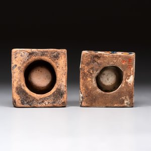 A collection of six Spanish spice boxes and two inkwells, 18th C. — photo 7