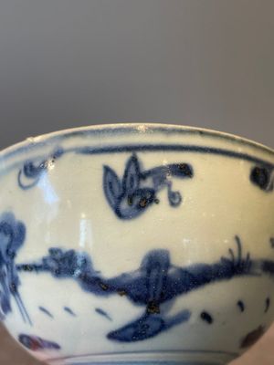 A collection of ten Chinese blue and white bowls, Ming — foto 7