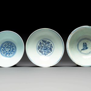 A collection of ten Chinese blue and white bowls, Ming — foto 14
