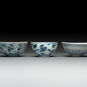 A collection of ten Chinese blue and white bowls, Ming — foto 4