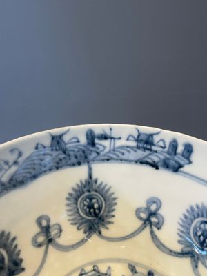A collection of ten Chinese blue and white bowls, Ming — 照片 59
