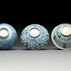 A collection of ten Chinese blue and white bowls, Ming — 照片 15