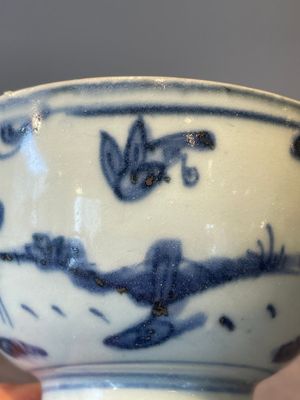 A collection of ten Chinese blue and white bowls, Ming — foto 8