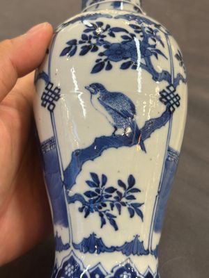 A collection of ten Chinese blue, white, famille rose and qianjiang cai wares, signed Yongzhen Shi 永真氏, 18/19th C. — photo 31