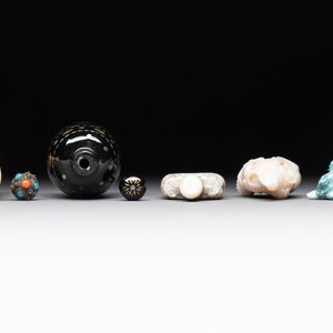 A collection of ten Chinese snuff bottles, 19/20th C. — photo 12
