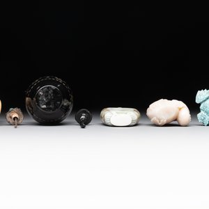 A collection of ten Chinese snuff bottles, 19/20th C. — photo 13