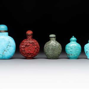 A collection of ten Chinese snuff bottles, 19/20th C. — photo 4