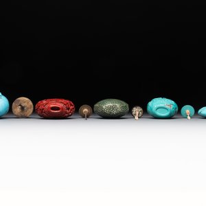 A collection of ten Chinese snuff bottles, 19/20th C. — photo 7