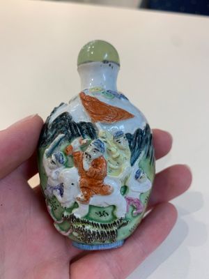 A collection of ten Chinese snuff bottles, various marks, 19/20th C. — photo 1