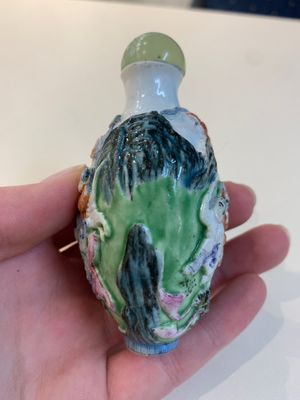 A collection of ten Chinese snuff bottles, various marks, 19/20th C. — photo 4