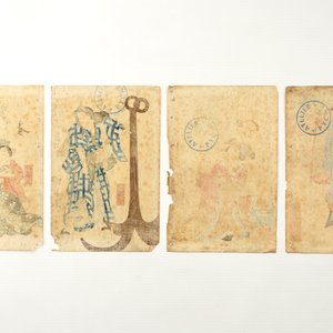 A collection of thirteen Japanese woodblock prints — 照片 3