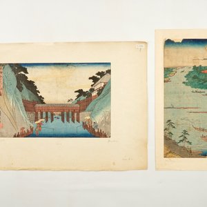 A collection of thirteen Japanese woodblock prints — 照片 7