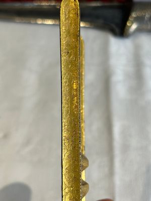 A collection of three daggers decorated with jade, silver and gold and an Indian mogul sword, India, 17/19th C. — foto 4