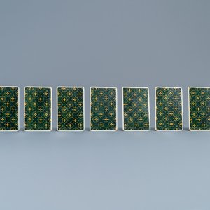 A complete playing cards set with erotic miniatures on ivory, India, early 20th C. — 照片 11