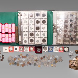 A comprehensive collection of ca. 1.317 British coins, various denominations and including silver coins, 19/20th C. — photo 1