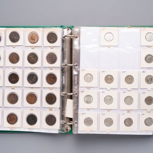 A comprehensive collection of ca. 1.317 British coins, various denominations and including silver coins, 19/20th C. — photo 25