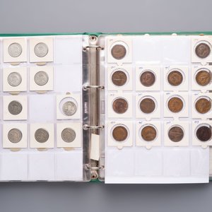A comprehensive collection of ca. 1.317 British coins, various denominations and including silver coins, 19/20th C. — photo 28