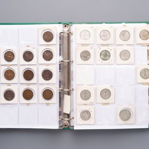 A comprehensive collection of ca. 1.317 British coins, various denominations and including silver coins, 19/20th C. — photo 29