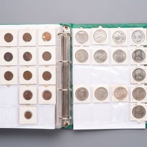 A comprehensive collection of ca. 1.317 British coins, various denominations and including silver coins, 19/20th C. — photo 38