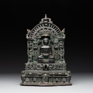A copper alloy Jain shrine, Western India, 18/19th C. — photo 2