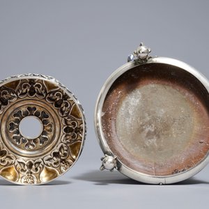 A Creussen stoneware mug dated 1656 with later Russian Fabergé silver mounts — 照片 7