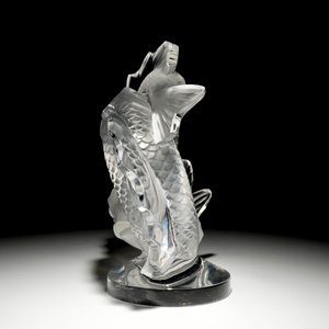 A crystal group of two koi fish, Lalique, France, 2nd half 20th C. — photo 2