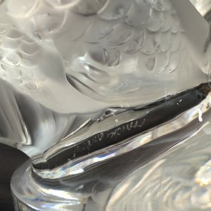A crystal group of two koi fish, Lalique, France, 2nd half 20th C. — photo 7