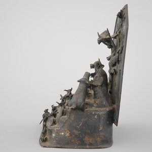 A dark bronze animal subject group, China, Ming Dynasty, 15-16th C. — foto 3