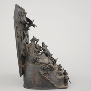 A dark bronze animal subject group, China, Ming Dynasty, 15-16th C. — foto 5