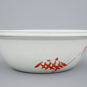 A deep Chinese famille rose Straits porcelain bowl, 19th C. — photo 6
