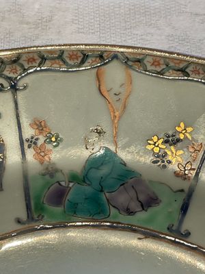 A Dutch-decorated Chinese famille verte armorial 'Provinces' dish with the arms of the province of Zeeland, Kangxi/Yongzheng — 照片 11