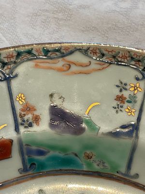 A Dutch-decorated Chinese famille verte armorial 'Provinces' dish with the arms of the province of Zeeland, Kangxi/Yongzheng — 照片 13