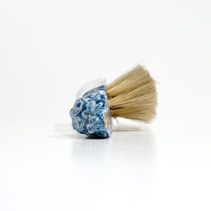 A Dutch Delft blue and white brush with handle, 1st half 18th C. — 照片 6