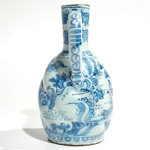 A Dutch Delft blue and white chinoiserie jug, 2nd half 17th C. — 照片 5