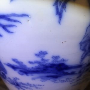 A Dutch Delft blue and white chinoiserie vase, last quarter 17th C. — 照片 10
