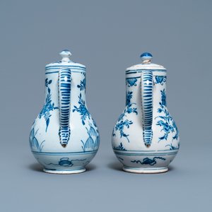A Dutch Delft blue and white cruet set on stand, 2nd quarter 18th C. — 照片 11